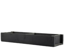 Alte Backsteinform Ziegelform doppelt schwarz