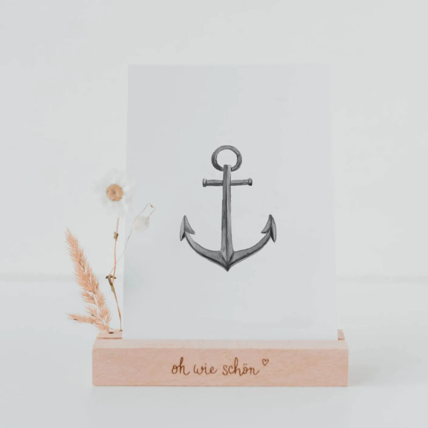 Aquarellkarte Anker