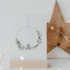 Aquarellkarte Christmas Wreath