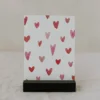 Aquarellkarte Hearts