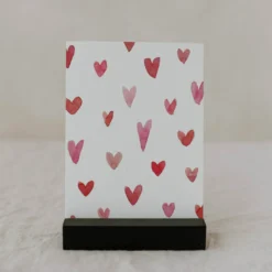 Aquarellkarte Hearts