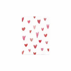 Aquarellkarte Hearts