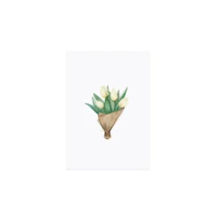 Aquarellkarte Tulips