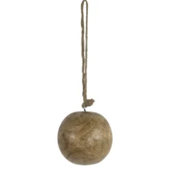 Decokugel Mangoholz natur