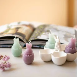 Deko Kerze Bunny im Ei