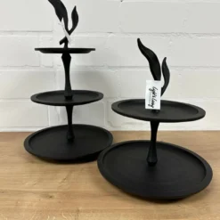 Etagere FOGLIA matt schwarz