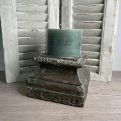 Excl. Holz Kerzenhalter Vintage