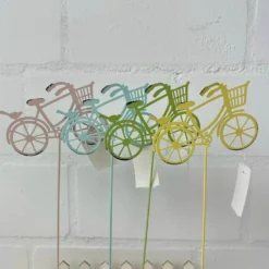 Fahrrad am Stab