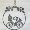 Fahrrad im Ring zum Hängen