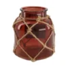 Flasche mit Jute
