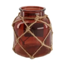 Flasche mit Jute