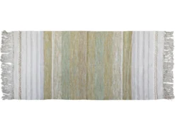 Fleckerlteppich verte