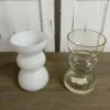 Glas Vase bauchig Ilona