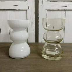 Glas Vase bauchig Ilona