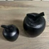 Holz Apfel “Luis” schwarz