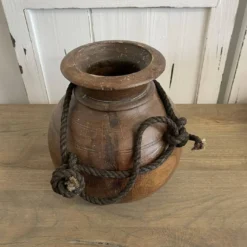 Holz Topf/Vase