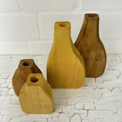 Holz Vase