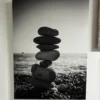 Holz Wandbild Steine