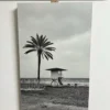 Holz Wandbild Strand Palme