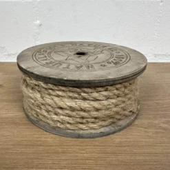 Jute Seil auf Holzspule natur