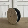 Jute Seil auf Holzspule schwarz