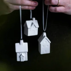 Keramik Haus Byhus zum Hängen