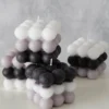 Kerze Bubble 3farbig