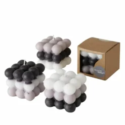 Kerze Bubble 3farbig