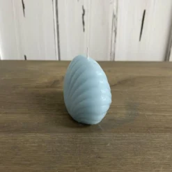 Kerze Muschel blau