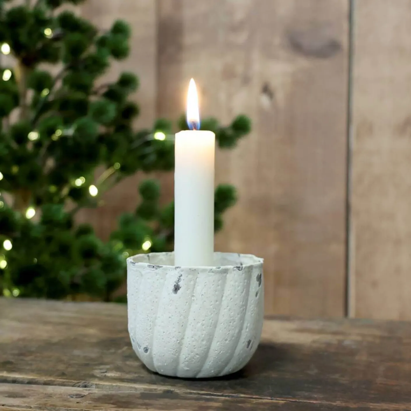 Kerzenhalter antique creme