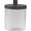 Kerzenhalter Glas mit Deckel