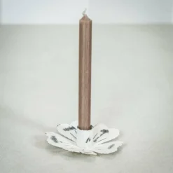 Kerzenständer für Spitzkerzen antique creme