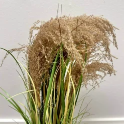 künstliches Gras Schilf im Topf