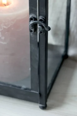 Laterne antique kohle