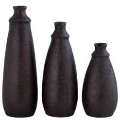 Lorecia Mangoholz Vase braun