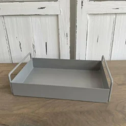 Metall Tablett “Erik” grau
