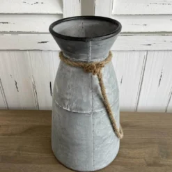 Metall Vase Zink