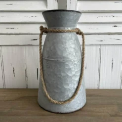 Metall Vase Zink
