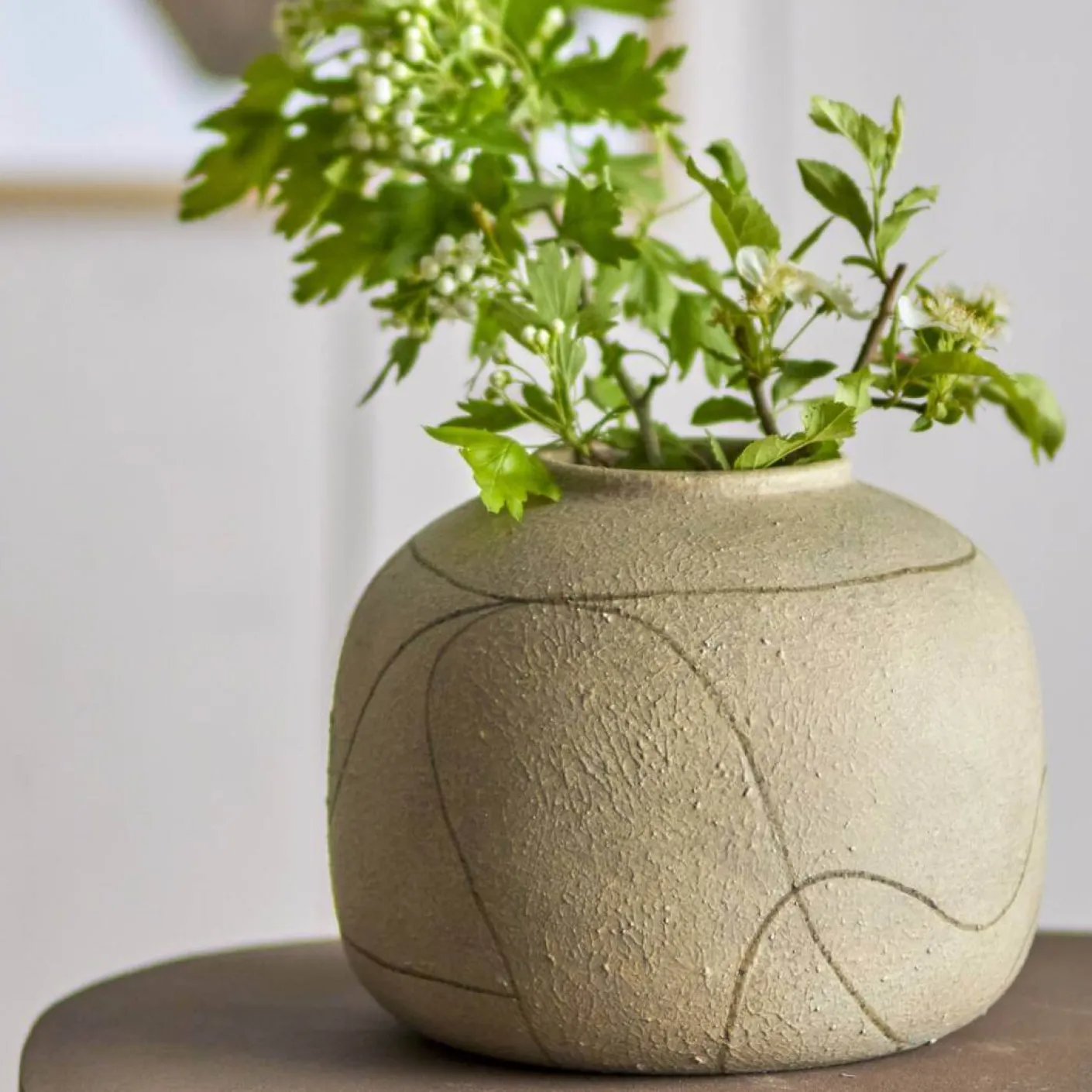 Niza Deko Vase natur