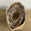 Papier Tasche Stern 5er-Set