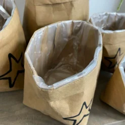Papier Tasche Stern 5er-Set