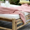 Plaid Baumwolle staubig rosa