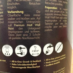 Premium Wall Paint Charcoal Black