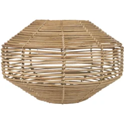 Rattan Wandleuchte