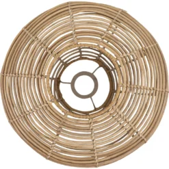 Rattan Wandleuchte