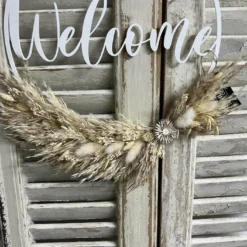 Ring Welcome mit Trockenblumen