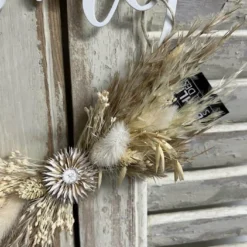 Ring Welcome mit Trockenblumen