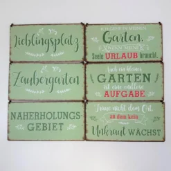 Schild zum Hängen