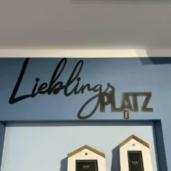 Schriftzug Lieblingsplatz