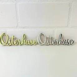 Schriftzug Osterhase